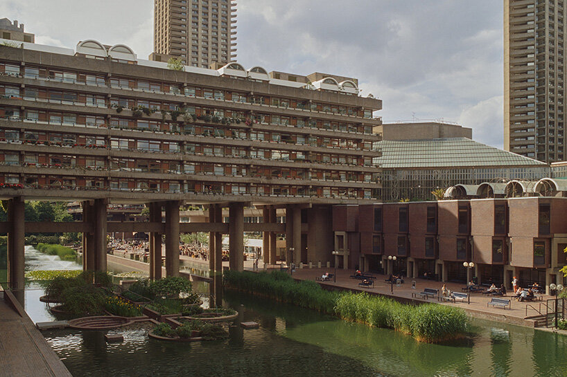 concrete towers, water gardens and elevated paths: the barbican through david altrath's lens