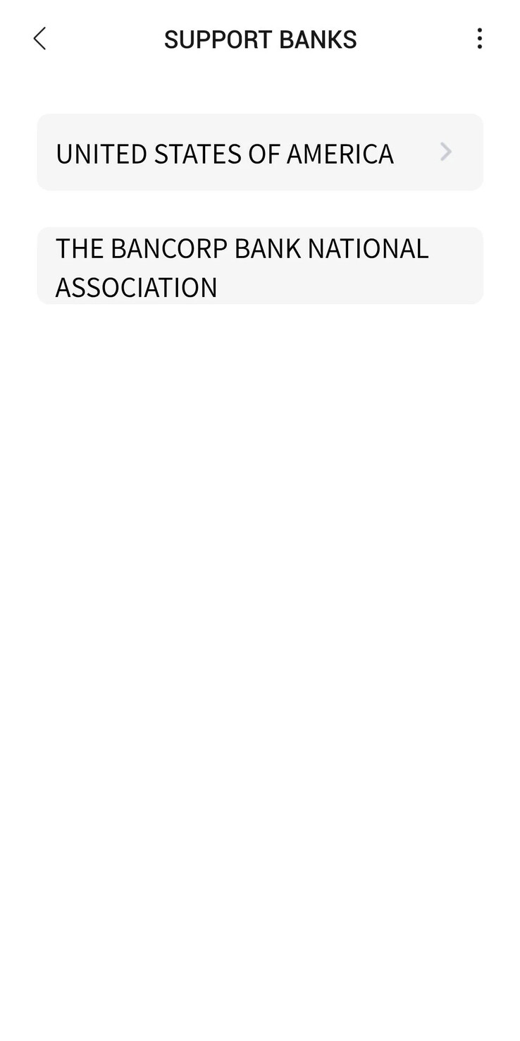A screenshot of the Zepp App showing United States of America as a supported region for Zepp Pay. (Image source: slimak131 via Reddit)