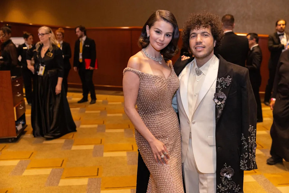 Selena Gomez and Benny Blanco at Oscars