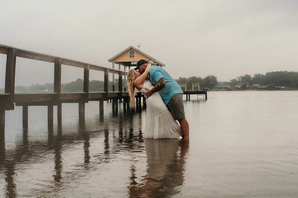 Brooke and Three Photography | Brooke LeVesque Ali Oswalt and David Barrett during their photoshoot with Brooke LeVesque.