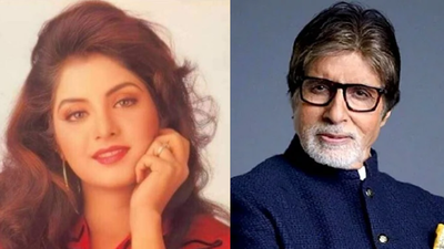 When Divya Bharti’s mum told her not to wash hands for ‘10 days’ after meeting Amitabh Bachchan: ‘Mere saath haath milaya….’