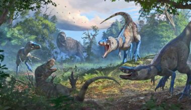 'Dueling dinosaurs' fossil upends ideas about T. rex
