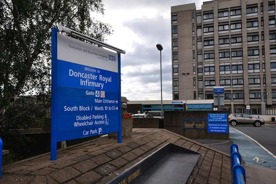 Mark Kelly / Alamy Stock Photo A photo of the Doncaster Royal Infirmary in the U.K.