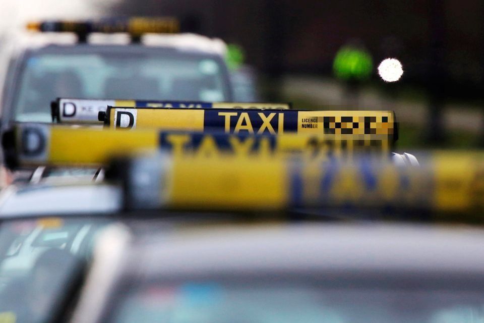 Dublin taxis will be in demand this weekend. Photo: Stock image