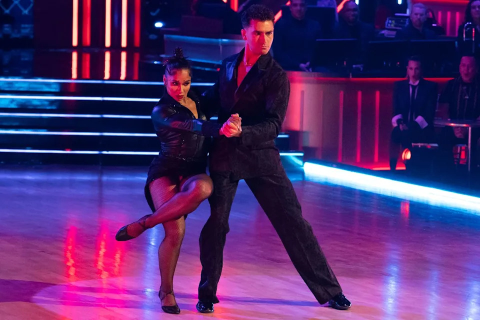 Eric McCandless/Disney Jordan Chiles and Ezra Sosa on