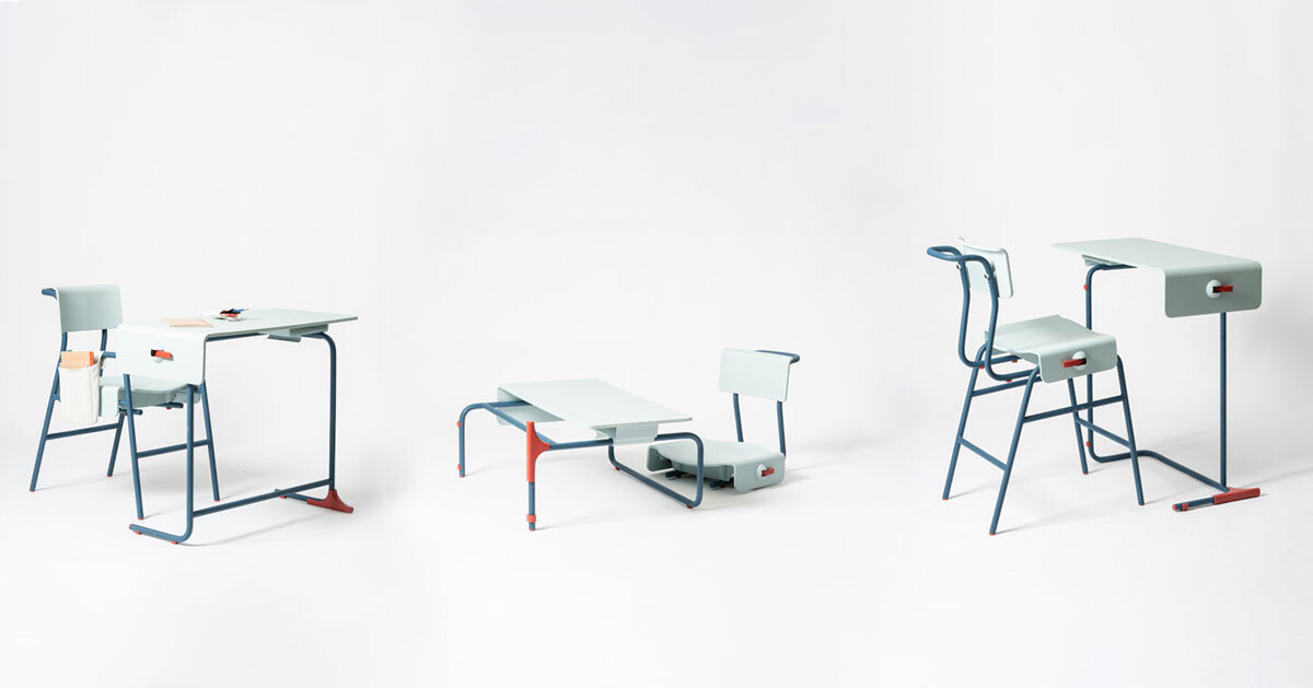 modular furniture system transforms static classrooms into flexible learning spaces