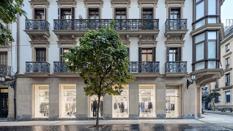 el departamento blends basque and japanese aesthetics for bershka’s san sebastián store