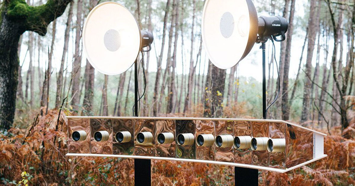 eleven lenses on moon walker camera capture multi-angle animated sequences