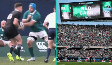 'Extremely Harsh': Huge Outcry To Tadhg Beirne Red Card Early In All Blacks Game