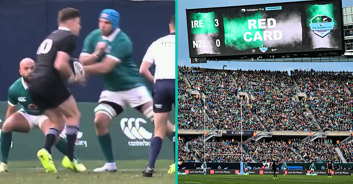 'Extremely Harsh': Huge Outcry To Tadhg Beirne Red Card Early In All Blacks Game