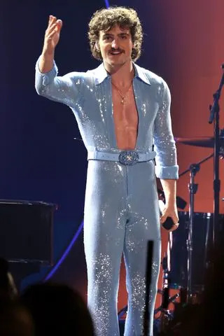 Johnny Nunez/Getty Benson Boone in February 2025