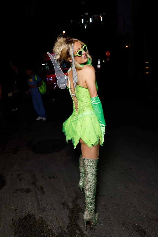 Getty Paris Hilton as Tinker Bell on Halloween