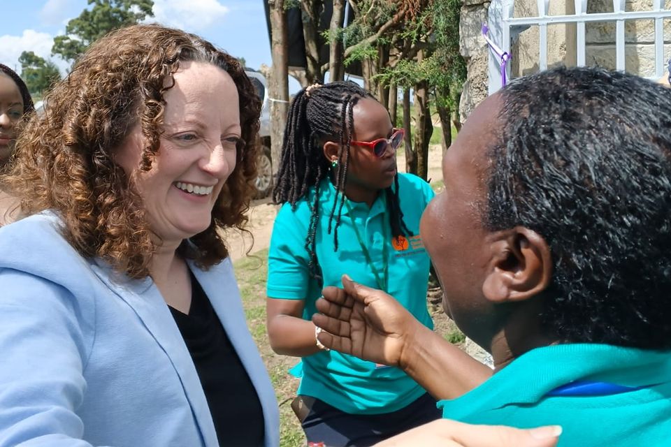 Irish ambassador to Kenya Caitríona Ingoldsby officially opened the new trauma centre in Londiani