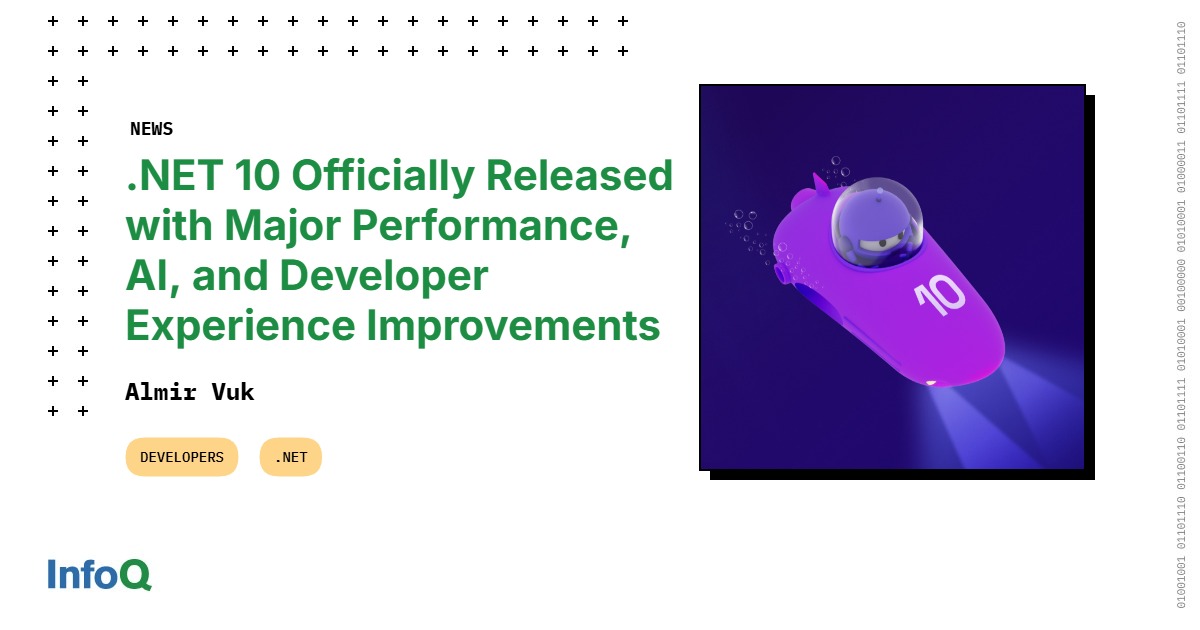 .NET 10 Officially Released with Major Performance, AI, and Developer Experience Improvements