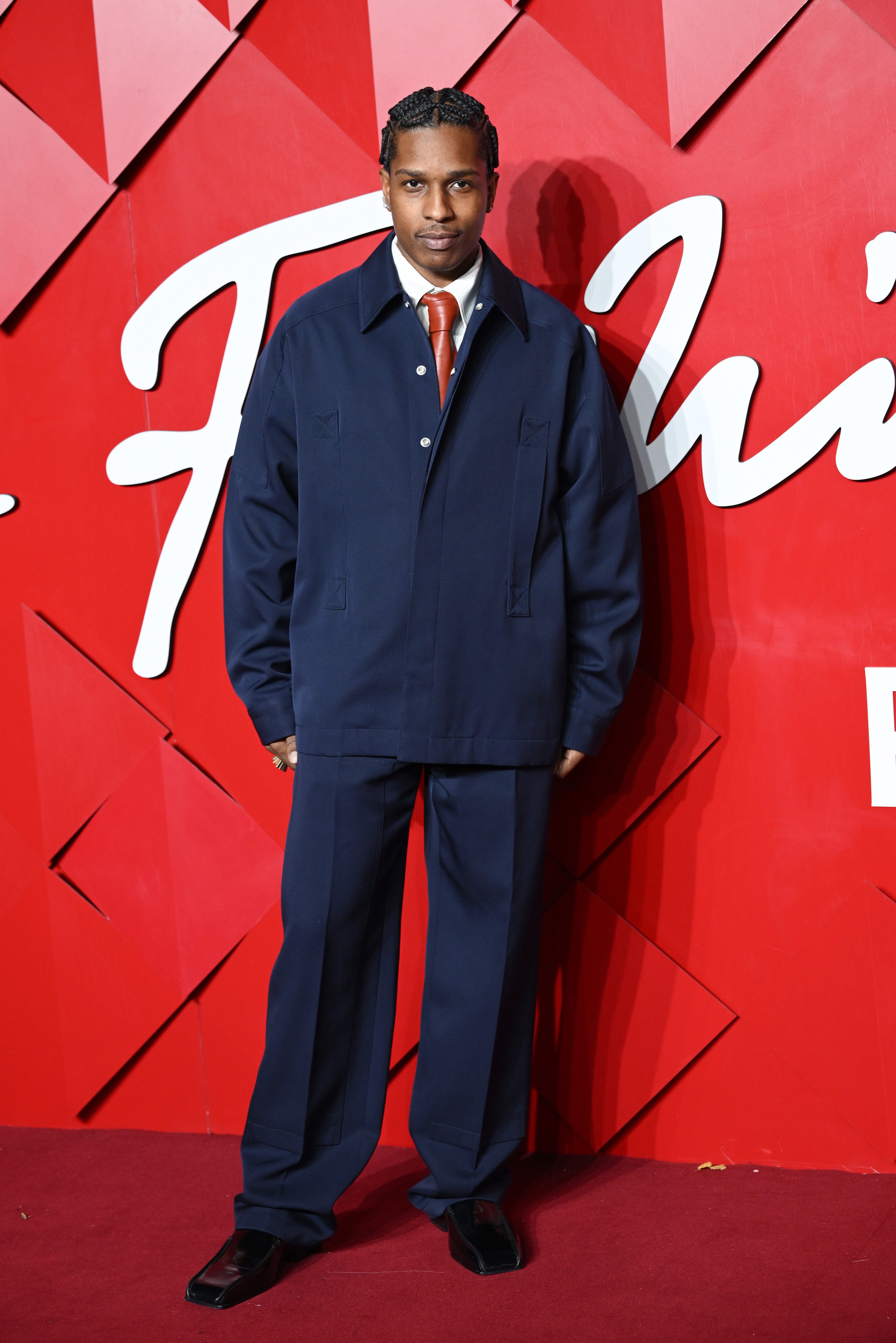 london, england december 02: a$ap rocky attends the fashion awards 2024, presented by pandora at the royal albert hall on december 02, 2024 in london, england. (photo by karwai tang/wireimage)