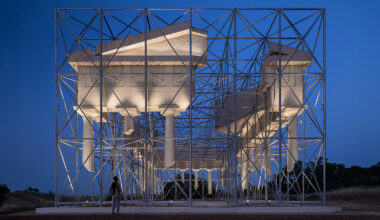 gijs van vaerenbergh suspends temple remains in italy