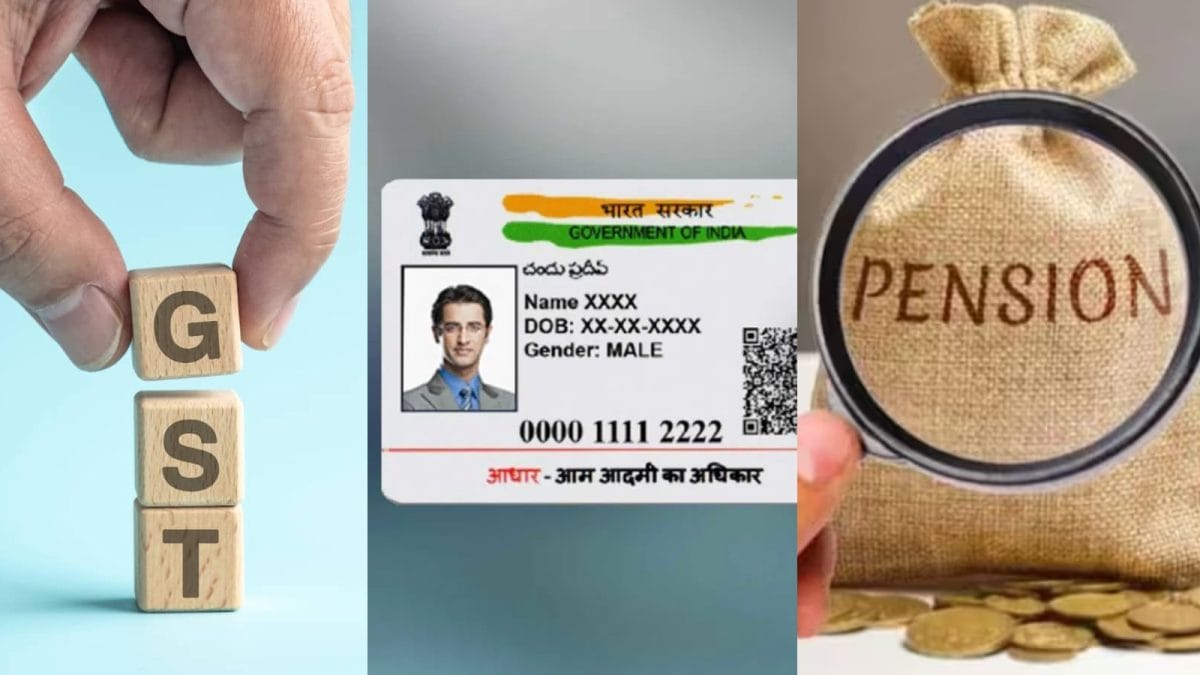 India’s Financial Changes from Nov 2025: Banking, GST, Aadhaar, Pension