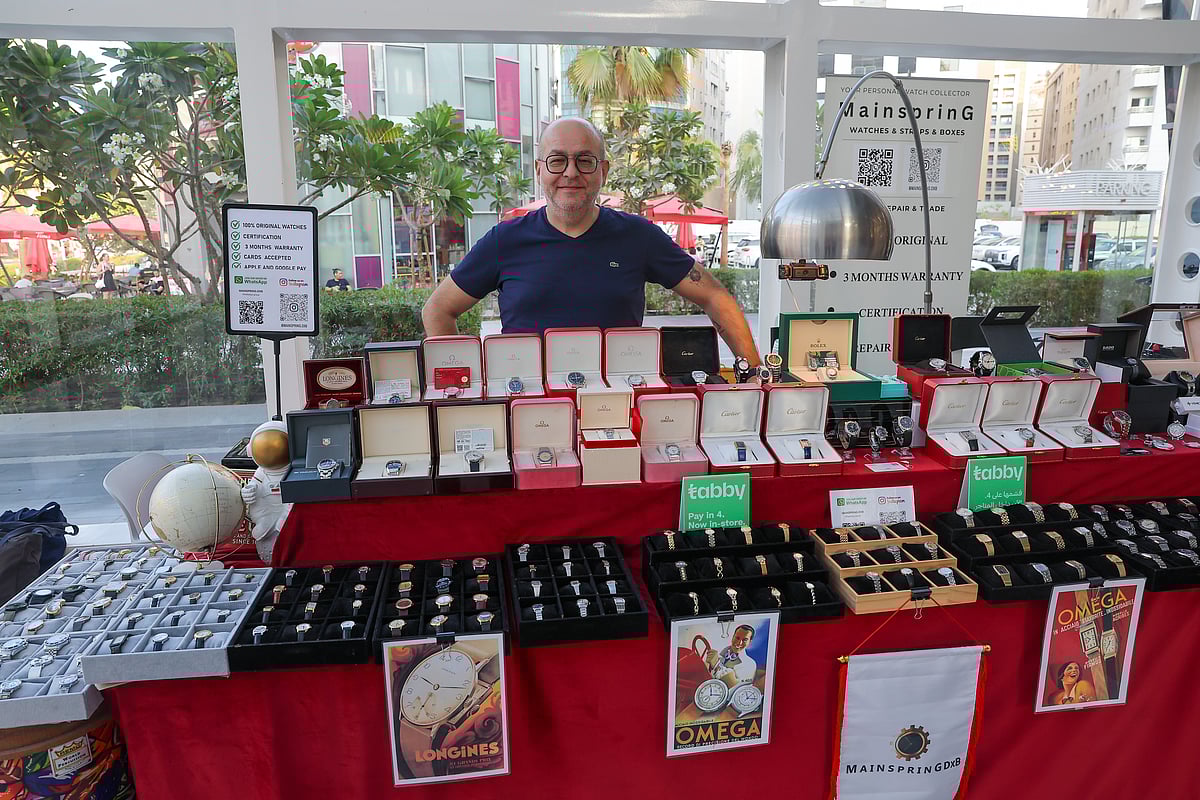 Dubai entrepreneur who left a stable corporate life to sell vintage watches