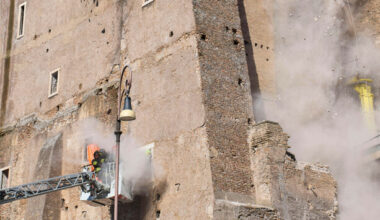 Worker dies after medieval tower partly collapses in Rome - The Journal