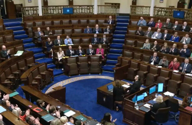 TDs from both sides of chamber applaud first TD elected to Áras in 50 years