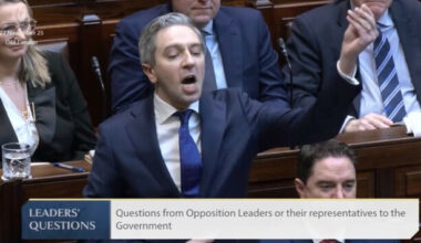 Harris says Sinn Féin is the party of ‘taking big money from big American building companies’