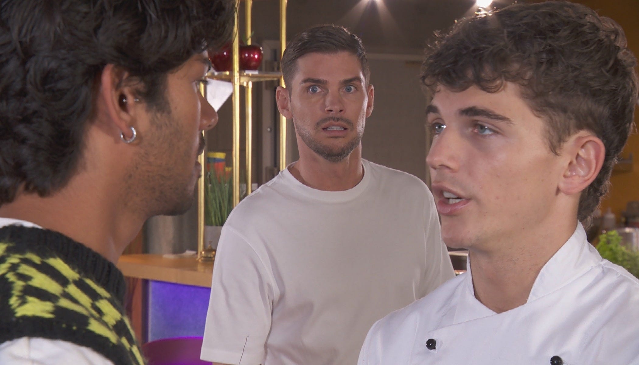 dillon ray, ste hay and lucas hay in hollyoaks