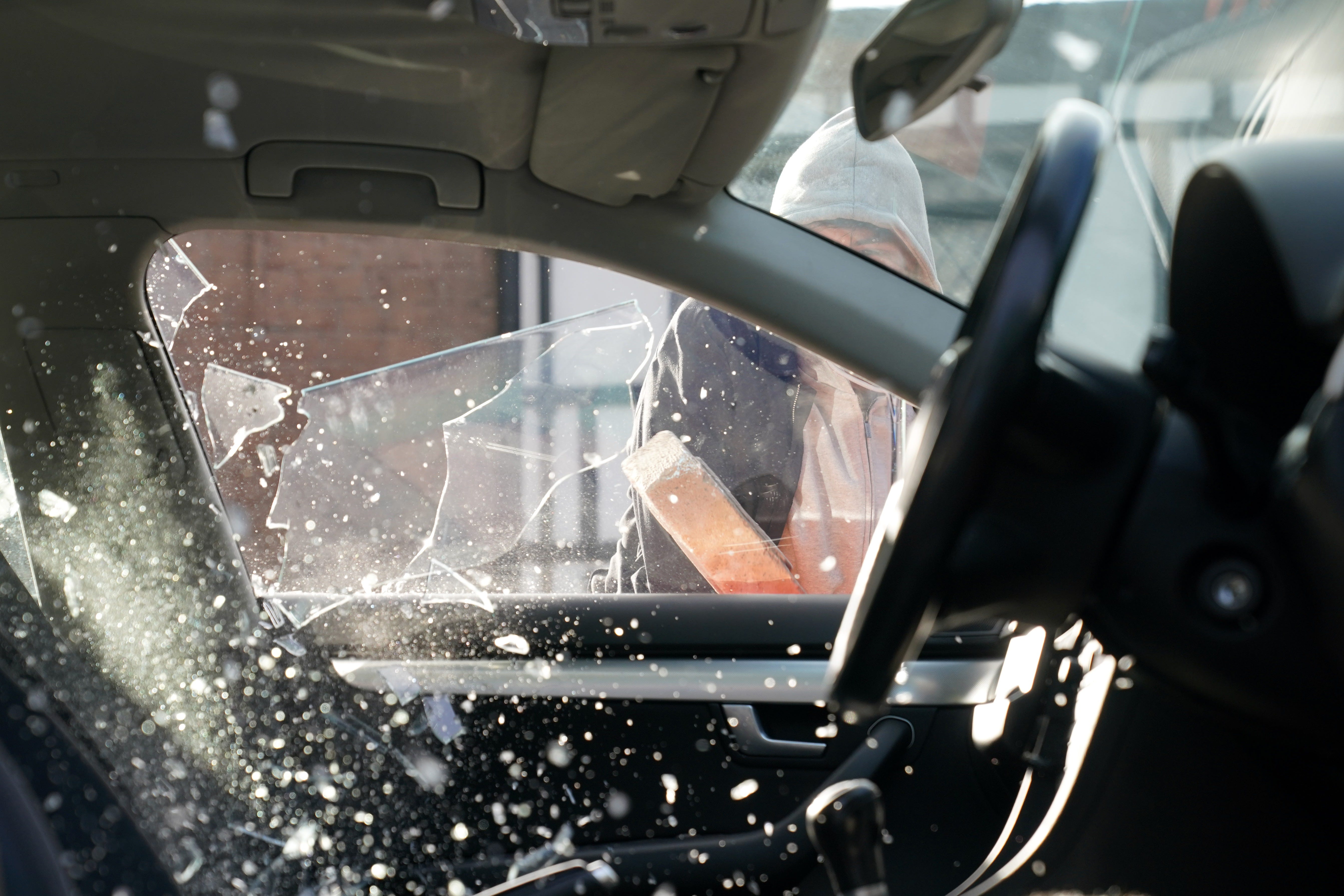 ant hutchinson smashes a car in hollyoaks