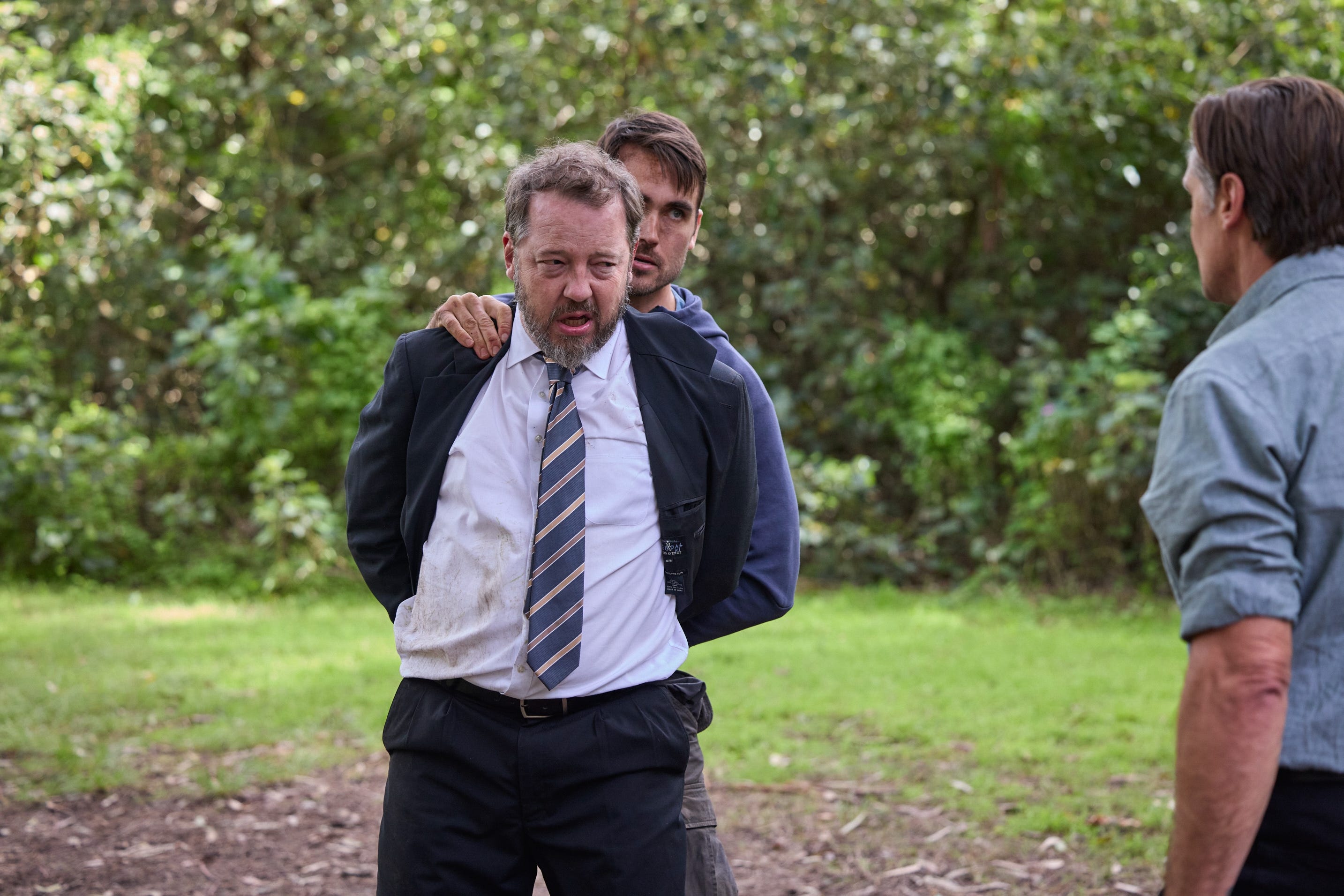 cash newman, councillor wendell and david langham in home and away