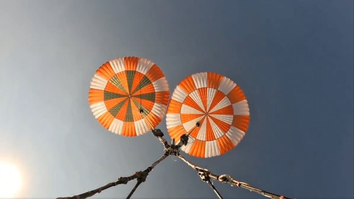 India tests parachutes for Gaganyaan spacecraft