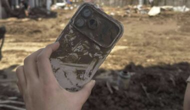 A user's phone survived a devastating storm.