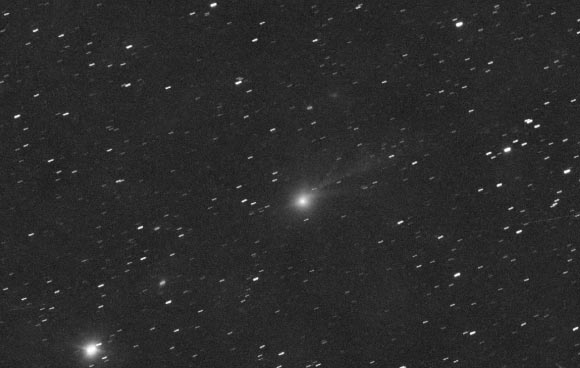 This image of 3I/ATLAS was captured on November 8, 2025, by astronomers from the ICQ Comet Observations group. Image credit: M. Jäger / G. Rhemann / E. Prosperi.