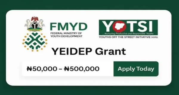 FG YEIDEP ₦500K Grant 2025 Batch B: Everything You Need to Know and How to Apply