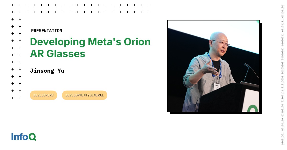 Developing Meta's Orion AR Glasses