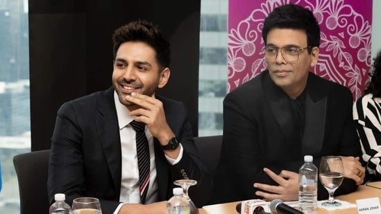 Karan Johar has praised Kartik Aaryan.
