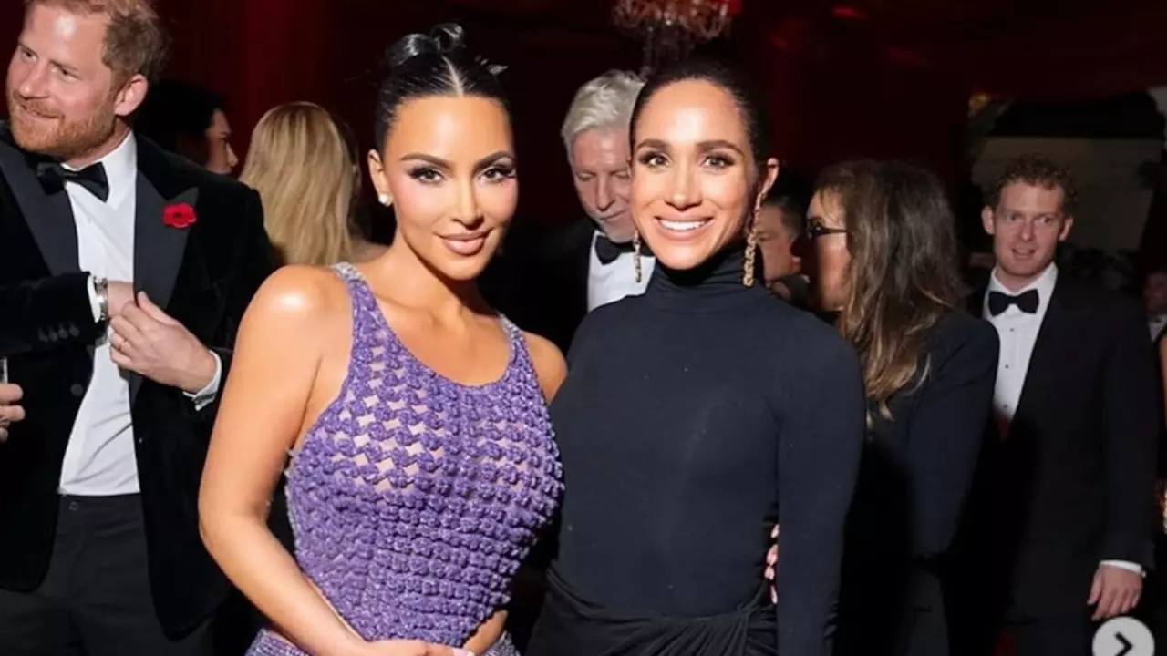 Kim Kardashian and Kris Jenner remove photos of Meghan Markle and Prince Harry from 70th birthday posts