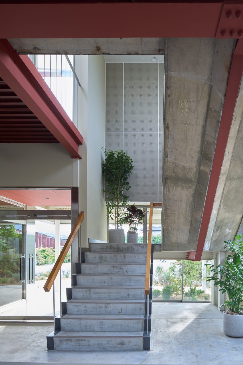 Staircase inside office Japan