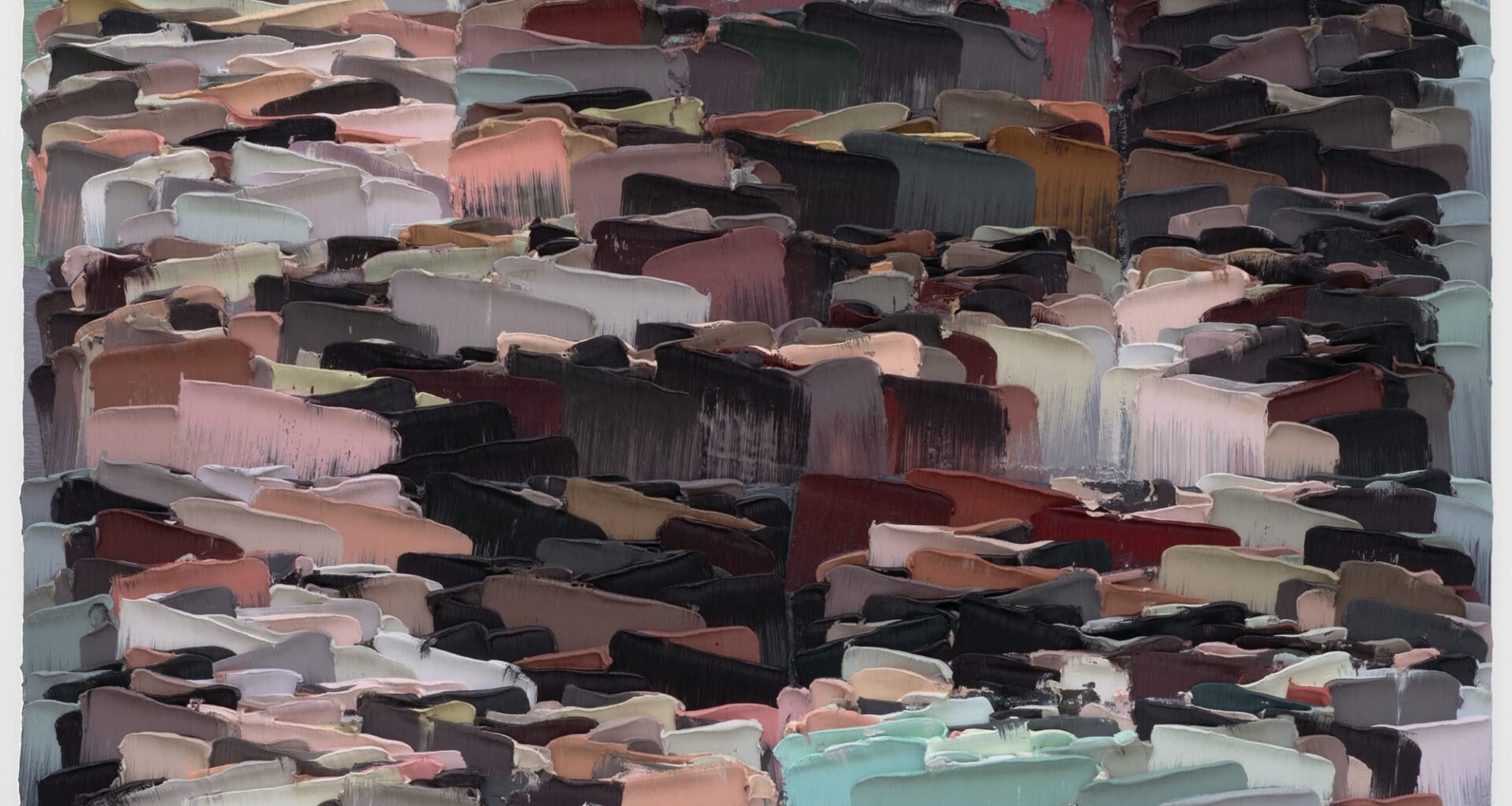 an abstract impasto painting by Li Songsong