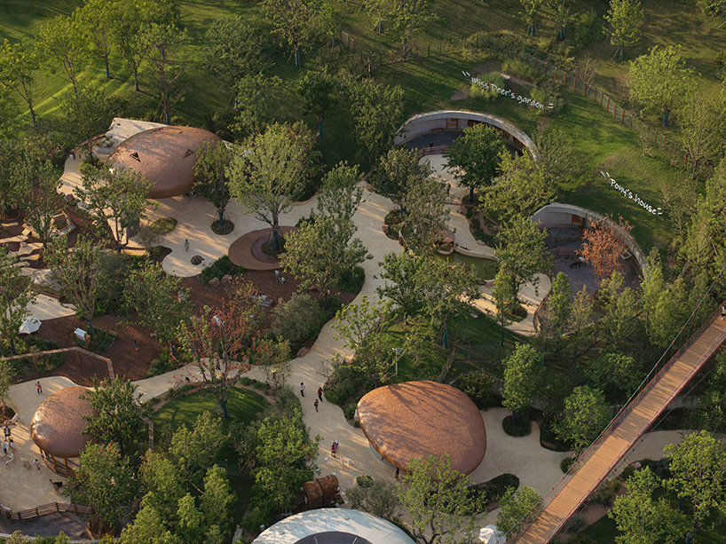 bamboo-woven domes sculpt wuhan luxury farm retreat by various associates