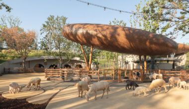 bamboo-woven domes sculpt wuhan luxury farm retreat by various associates
