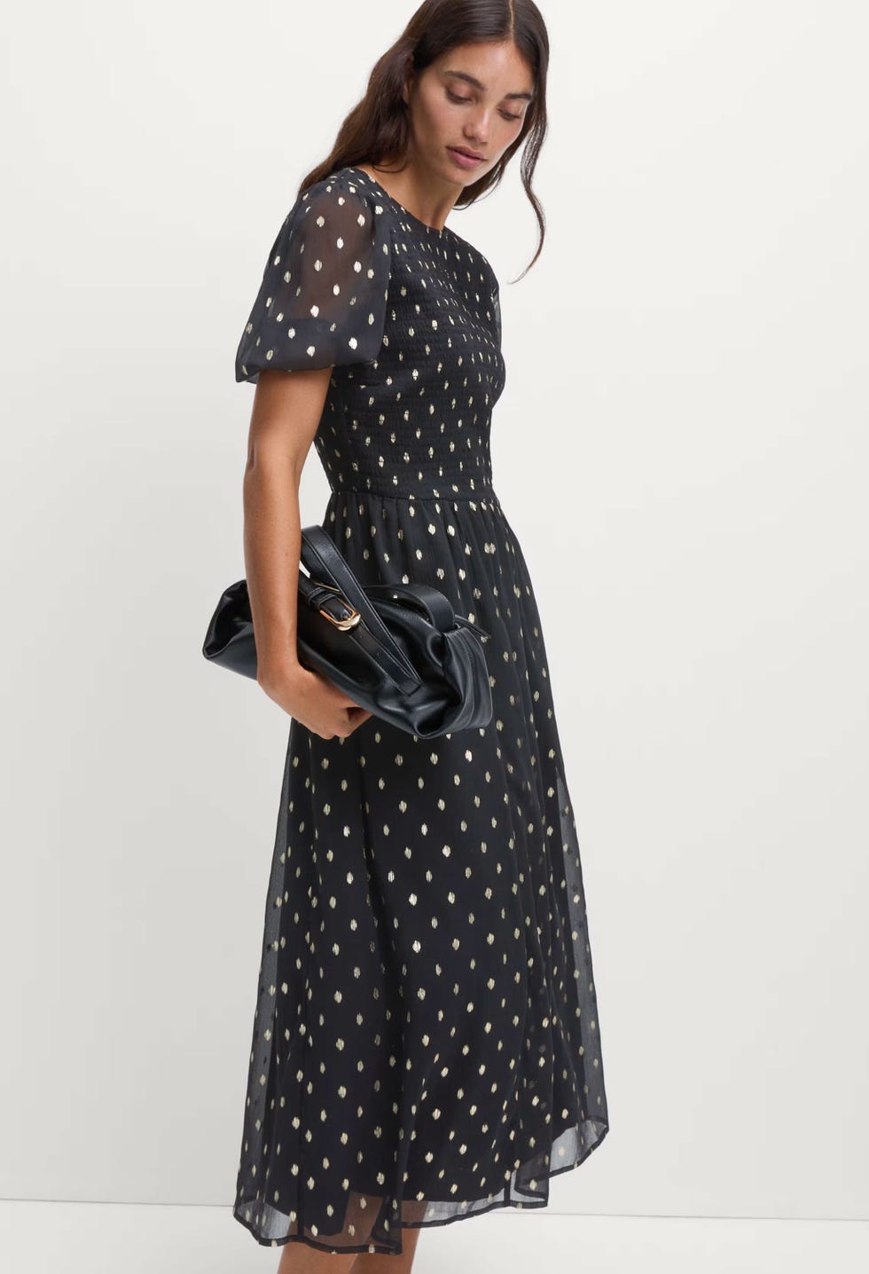 m s polka dot dress