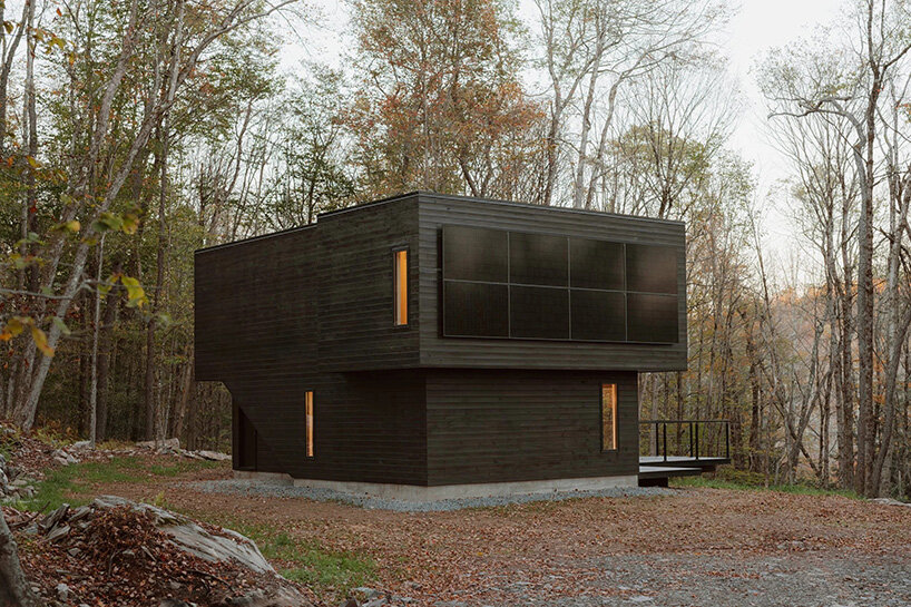 marc thorpe builds wooden residence powered entirely by the sun in new york forest