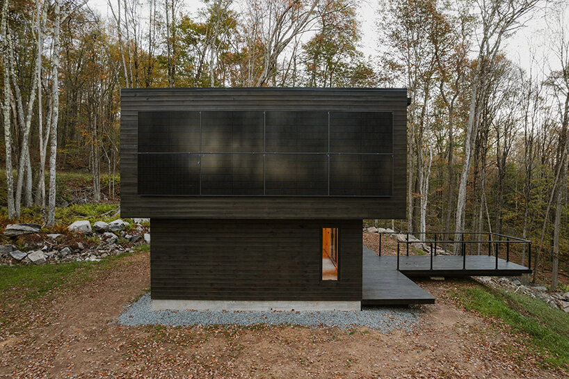 marc thorpe builds wooden residence powered entirely by the sun in new york forest