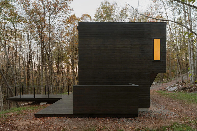 marc thorpe builds wooden residence powered entirely by the sun in new york forest