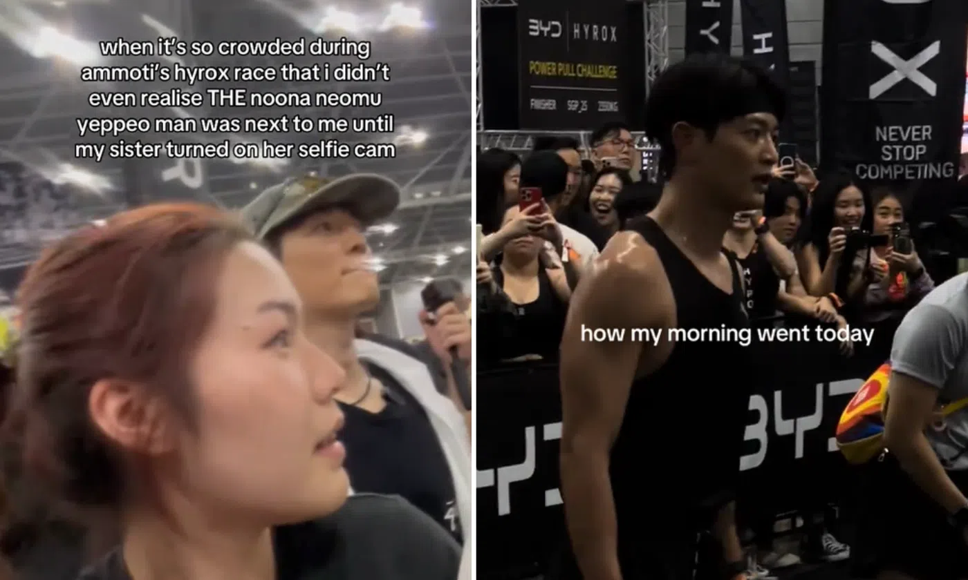 Hyrox spectators were struck by a familiar face: Shinee's rapper, Choi Minho.