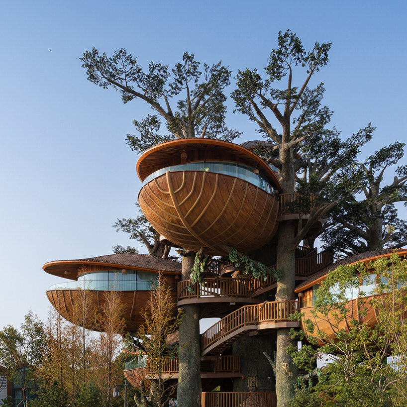 modular forest nests by doarchiwow propose model for prefabricated eco-resorts in china