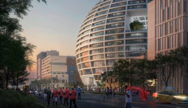 MVRDV Grand Ballroom arena in Tirana