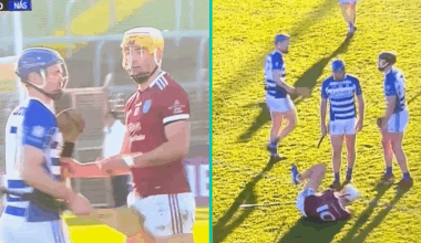 Naas Player Sent Off For Low Blow On Opponent In Leinster Hurling Clash