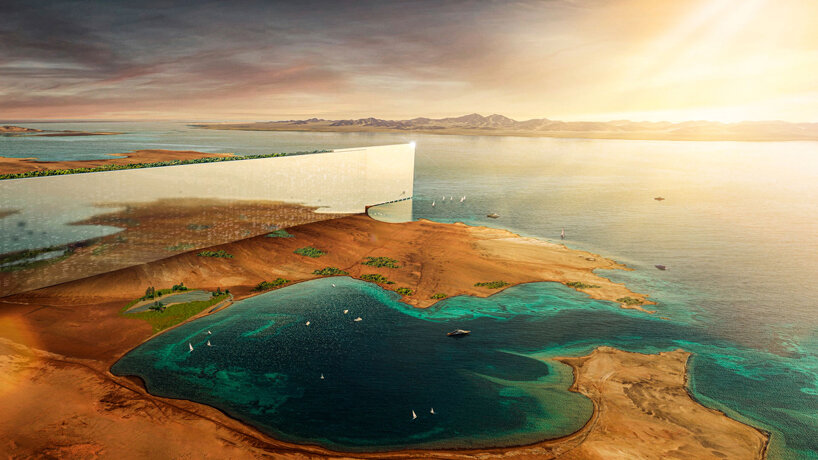 NEOM’s linear megacity, THE LINE, advances with stadium in the sky and mirrored marina