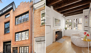 step inside new york's narrowest townhouse, under nine feet wide