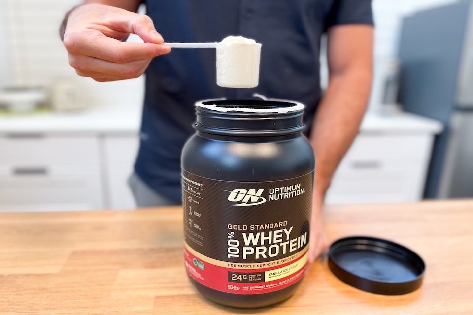 Optimum Nutrition Whey as best protein powder
